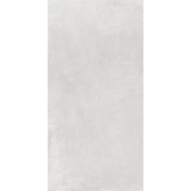 Gulfport Light Grey Concrete Effect Matt Porcelain Wall & Floor Tile 600x1200mm
