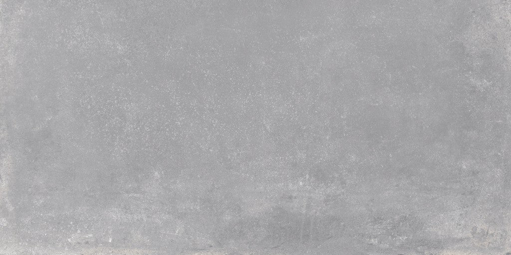 Gulfport Mid Grey Concrete Effect Matt Porcelain Wall & Floor Tile 300x600mm