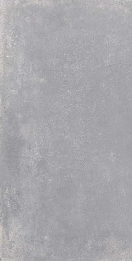 Gulfport Mid Grey Concrete Effect Matt Porcelain Wall & Floor Tile 300x600mm, view 2