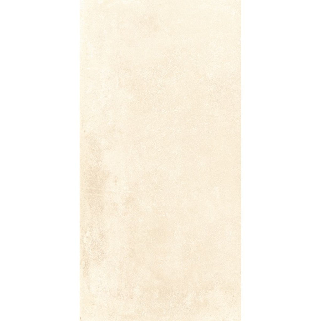 Gulfport Warm Beige Concrete Effect Matt Porcelain Wall & Floor Tile 600x1200mm