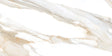 Hatteras Gold marble effect matt porcelain wall and floor tile 300x600mm
