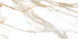 Hatteras Gold marble effect matt porcelain wall and floor tile 600x1200mm