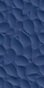 Hilton Head Blue Leaf relief matt ceramic decor wall tile 300x600mm