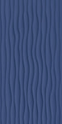 Hilton Head Blue Reef relief matt ceramic decor wall tile 300x600mm