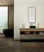 Hilton Head White Reef relief matt ceramic decor wall tile 300x600mm