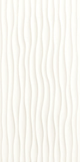 Hilton Head White Reef relief matt ceramic decor wall tile 300x600mm – image 3