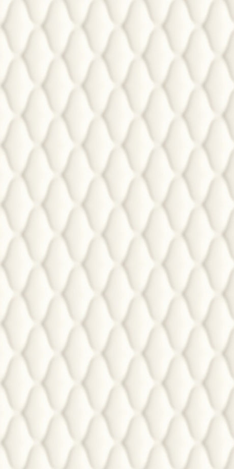 Hilton Head White Skin relief matt ceramic decor wall tile 300x600mm