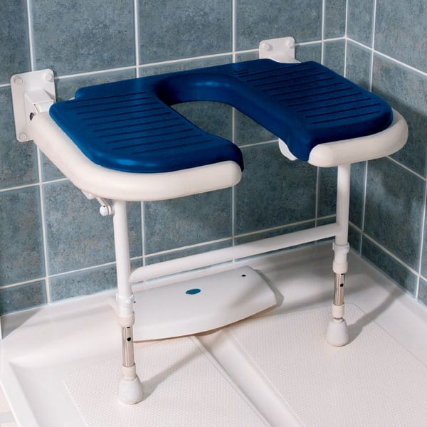 AKW 4000 Series Fold Up Shower Seat – Choice of Width, Style & Padding, photo 13