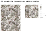 Hyannis Autumn satin porcelain wall tile detail