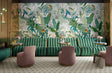Hyannis Folk Art floral satin porcelain wall panel mural 600x1200mm