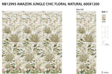 Hyannis Jungle two-panel mural layout