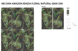 Hyannis Kentia Palm green palm frond wall panel