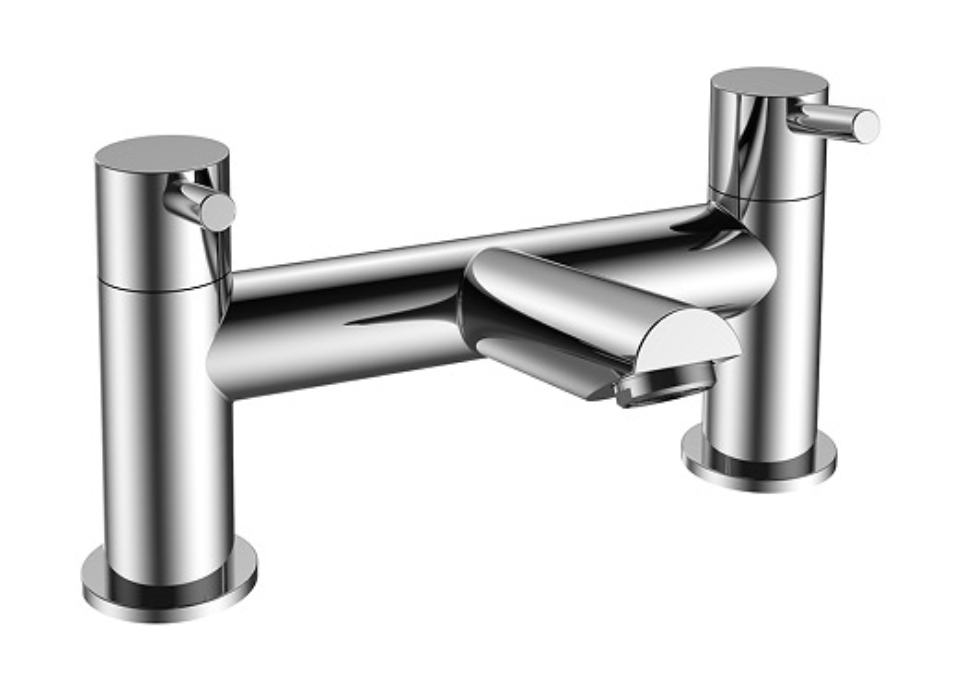 Kartell K-VIT Aztec bath filler tap in chrome (OFTAP03)