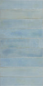 La Jolla aqua brick effect gloss porcelain wall and floor tile 300x600mm