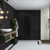 Multipanel Linda Barker Black Pietra Bathroom Wall Panel, photo 5