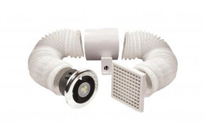 AKW Vent-Axia Lo-Carbon Vent-A-Light Shower Extractor Fan with LED Light
