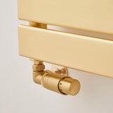 Kartell K-VIT Malibu 1200 x 500mm Towel Rail – Brushed Brass (MAL1200-500B)