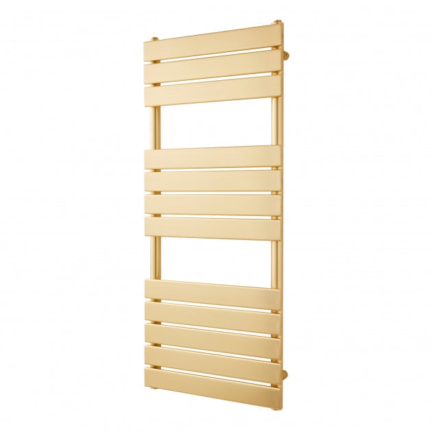 Kartell K-VIT Malibu 1200 x 500mm Towel Rail – Brushed Brass (MAL1200-500B)