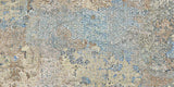 Mendocino blue woven pattern porcelain tile 500x1000mm