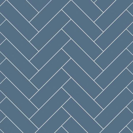 Multipanel Tile Misty Blue Herringbone Bathroom Wall Panel 2400 x 598mm – Matt