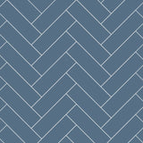 Multipanel Tile Misty Blue Herringbone Bathroom Wall Panel 2400 x 598mm – Matt, photo 2
