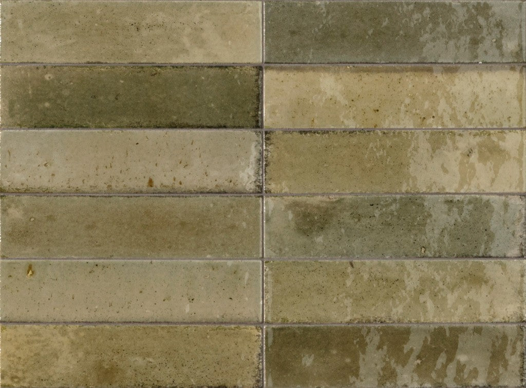 Montauk musk gloss porcelain wall and floor tile 240x60mm close-up