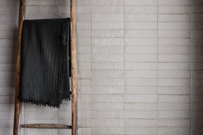 Montauk white gloss porcelain wall and floor tile 240x60mm
