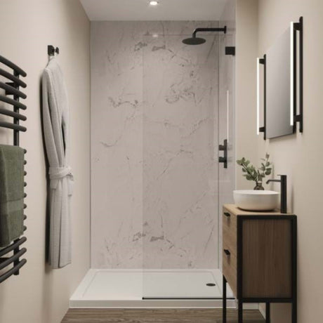 Multipanel Linda Barker Onyx Marble Bathroom Wall Panel, photo 6