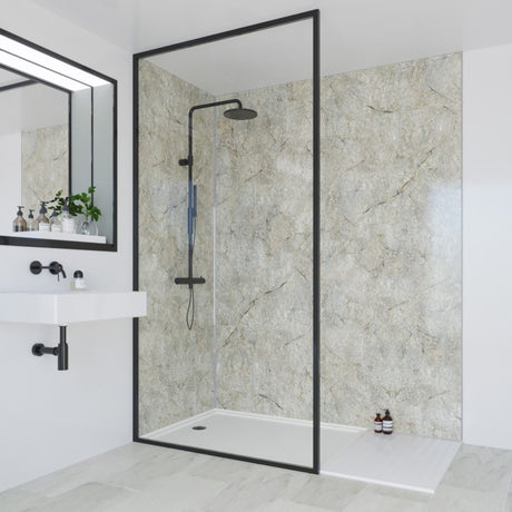 Multipanel Classic Antique Marble Bathroom Wall Panel, photo 2