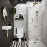 Multipanel Linda Barker Calacatta Marble Bathroom Wall Panel, photo 6