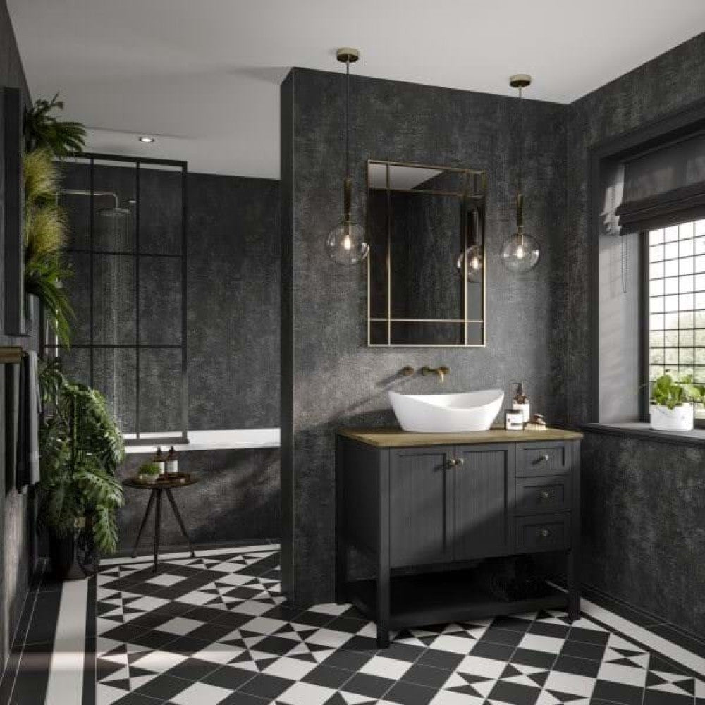 Multipanel Linda Barker Graphite Elements Bathroom Wall Panel – Textured Matt, photo 6