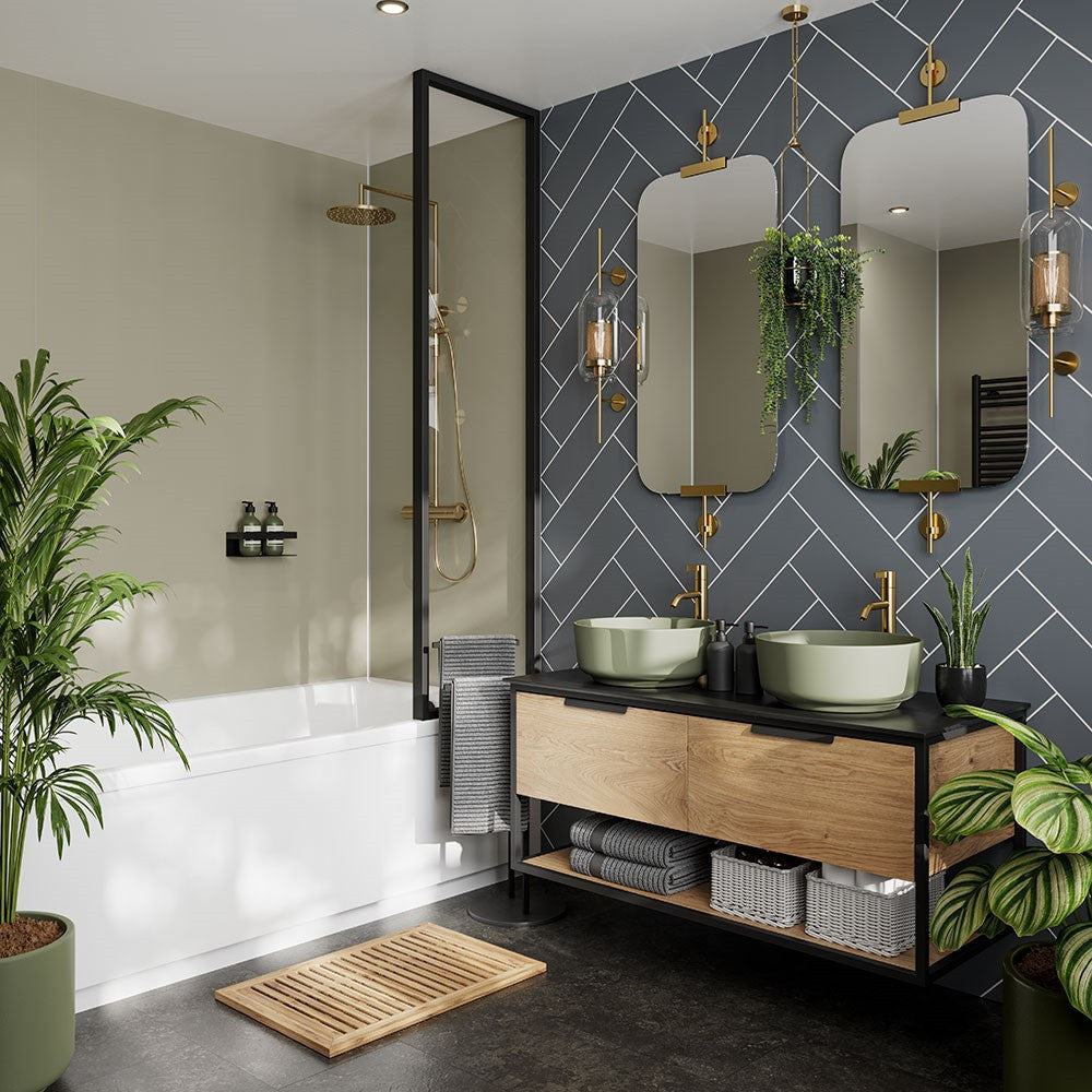Multipanel Pure Sage Green Bathroom Wall Panel – Matt, photo 4