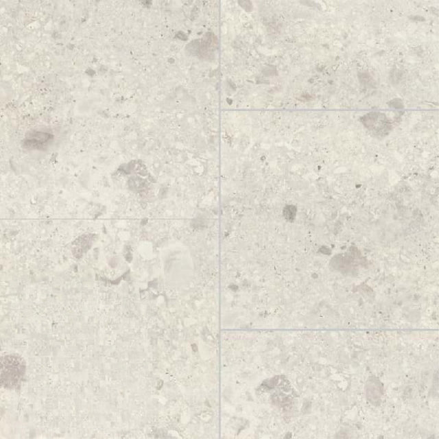 Multipanel Tile White Terrazzo XL Offset Bathroom Wall Panel 2400 x 598mm – Matt