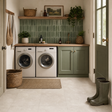 Nantucket Green gloss porcelain wall and floor brick tile 75x200mm