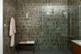 Nantucket Grey Eye Decor gloss porcelain wall and floor brick tile 75x200mm – image 2