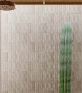 Nantucket Warm Beige Eye Decor gloss porcelain wall and floor brick tile 75x200mm