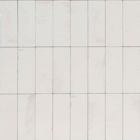 Nantucket White gloss porcelain wall and floor brick tile 75x200mm – image 2