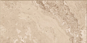 Newport ivory stone effect anti-slip matt porcelain wall & floor tile, 300x600mm