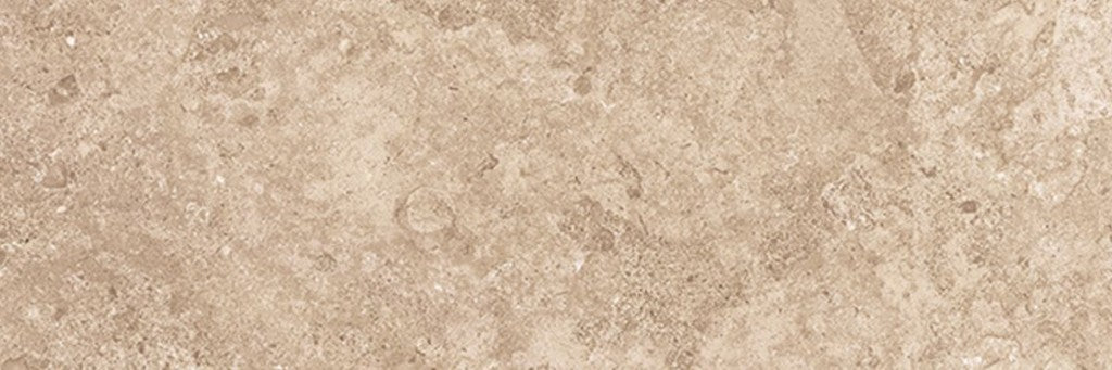Newport ivory stone effect matt porcelain wall & floor tile, 100x600mm