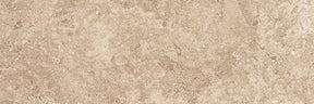 Newport ivory stone effect matt porcelain wall & floor tile, 100x600mm