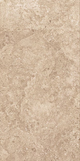 Newport ivory stone effect matt porcelain wall & floor tile, 600x1200mm – view 4