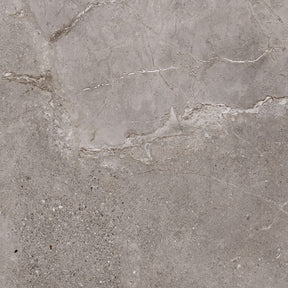 Ocean City grey stone effect matt porcelain wall and floor tile 600x600mm