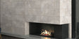 Ocean City grey stone effect satin ceramic brick decor wall tile 300x600mm in a bathroom