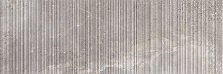 Ocean City grey stone effect satin ceramic brick decor wall tile 300x600mm