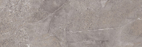 Ocean City grey stone effect satin ceramic wall tile 300x600mm