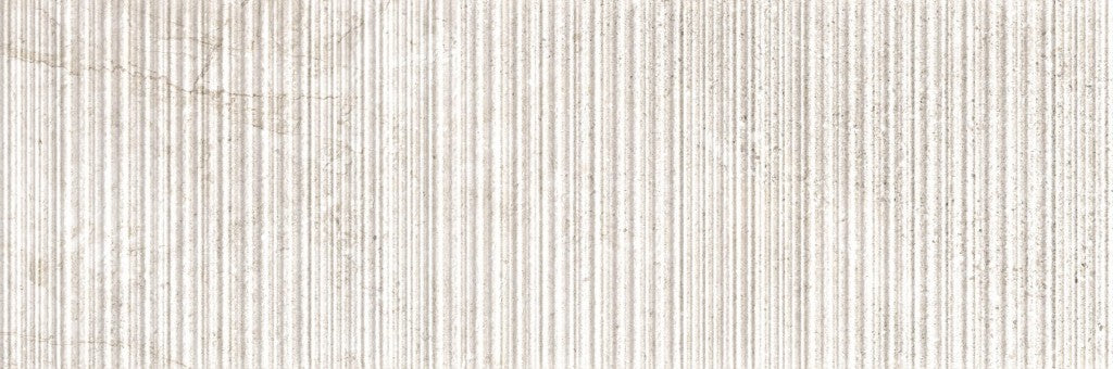 Ocean City white stone effect satin ceramic brick decor wall tile 300x600mm