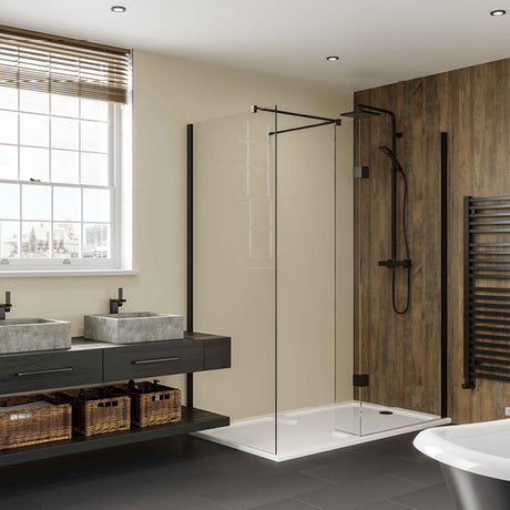 Multipanel Linda Barker Salvaged Planked Elm Bathroom Wall Panel – Textured Matt, photo 4