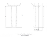 AKW Livenza Plus Basin Pedestal, photo 7