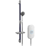 AKW Electric Shower Care Accessory Kit – Chrome, White, Mid Grey or Dark Blue Riser Rail, photo 3