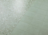 Provincetown green terrazzo effect matt ceramic tile 200x200mm room setting